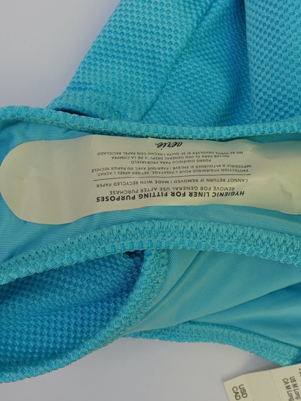aerie Medium Long One-Piece Swimsuit Shine Pique - Picture 8 of 15